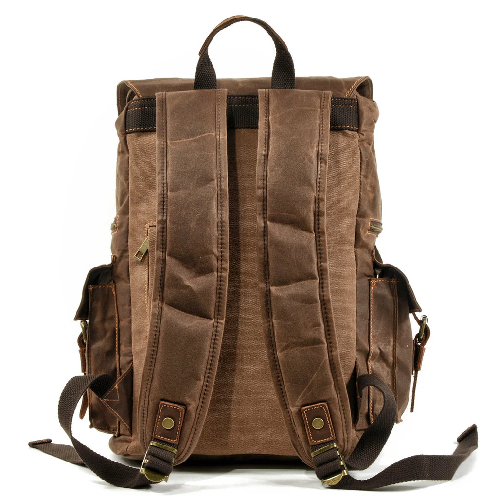 Vintage Canvas Laptop Backpack