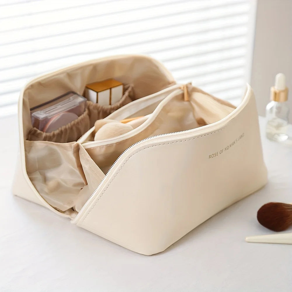Zip-Around Travel Cosmetic Case