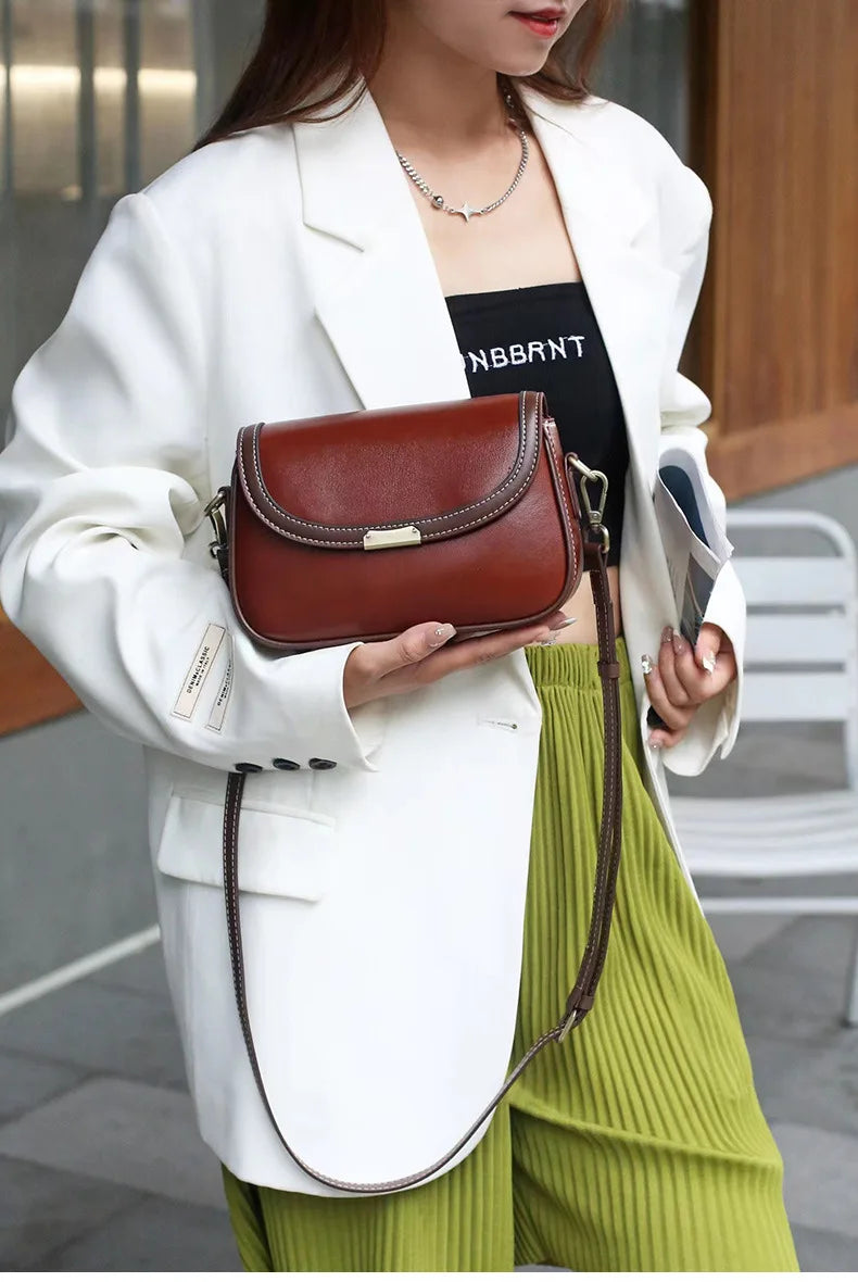 Women's Small Leather Crossbody Bag
