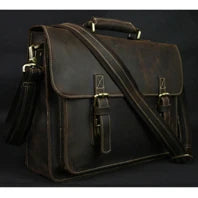 Canvas & Leather Messenger Bag