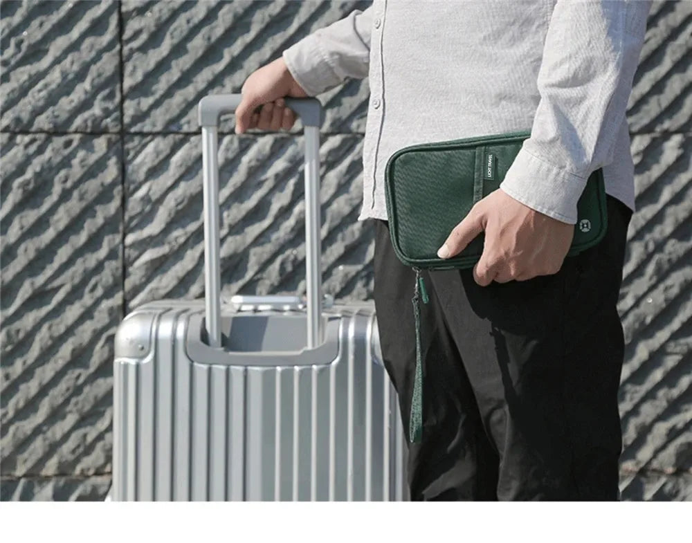 Family Travel Document Wallet – Waterproof Passport & Card Organiser