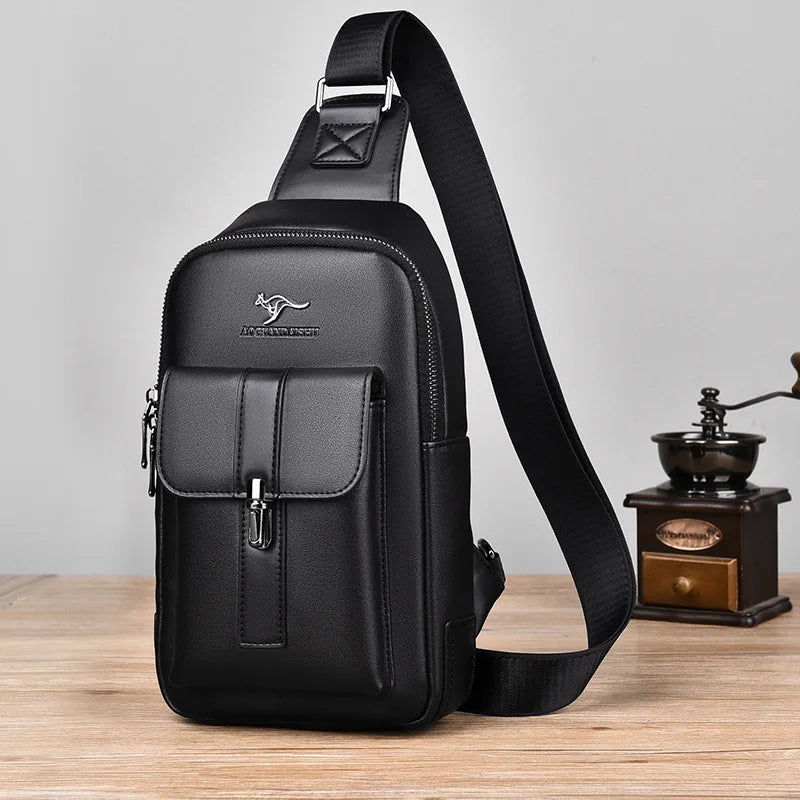 Northbound Waterproof Messenger Bag — PU Leather Laptop & Travel Bag