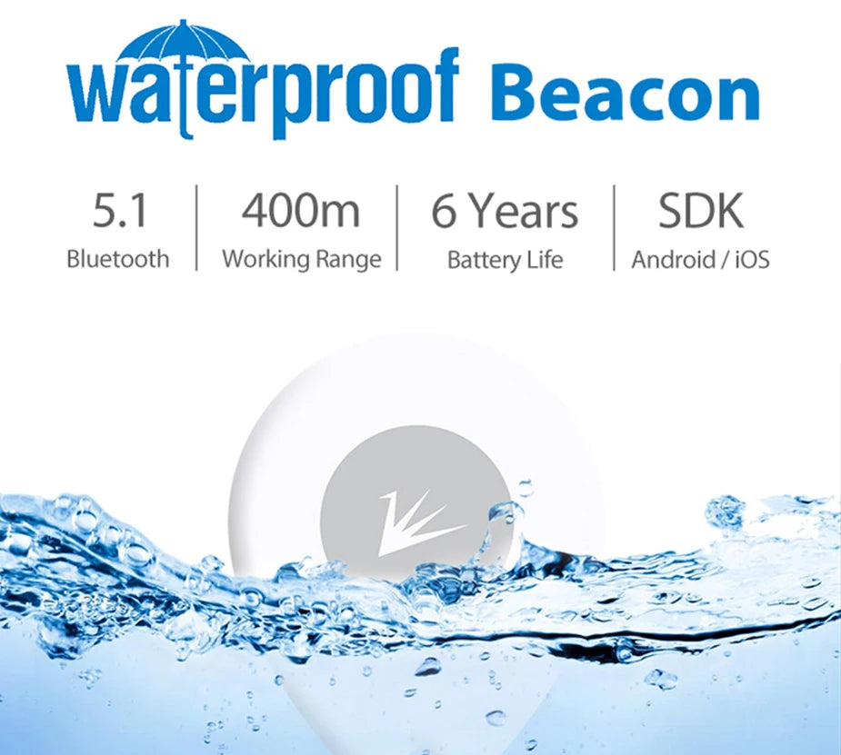Waterproof Bluetooth Tracker — IP67 Smart Tag for Luggage & Keys