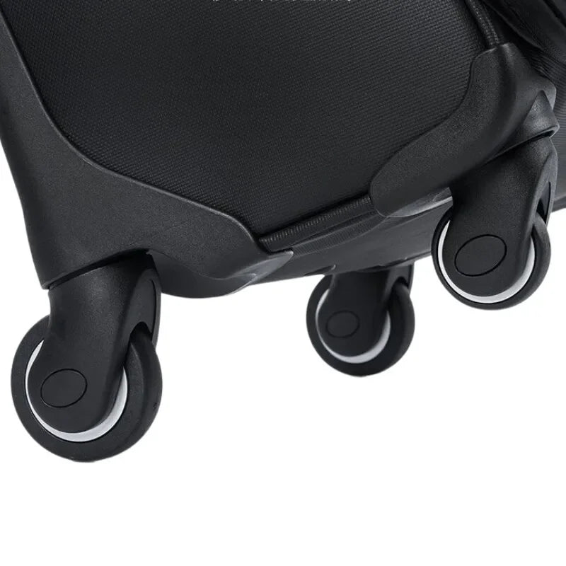 Business Trolley Suitcase — Waterproof 15.6" Laptop Luggage