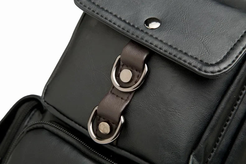 Northbound Waterproof Crossbody Bag — Lightweight PU Leather Shoulder Bag