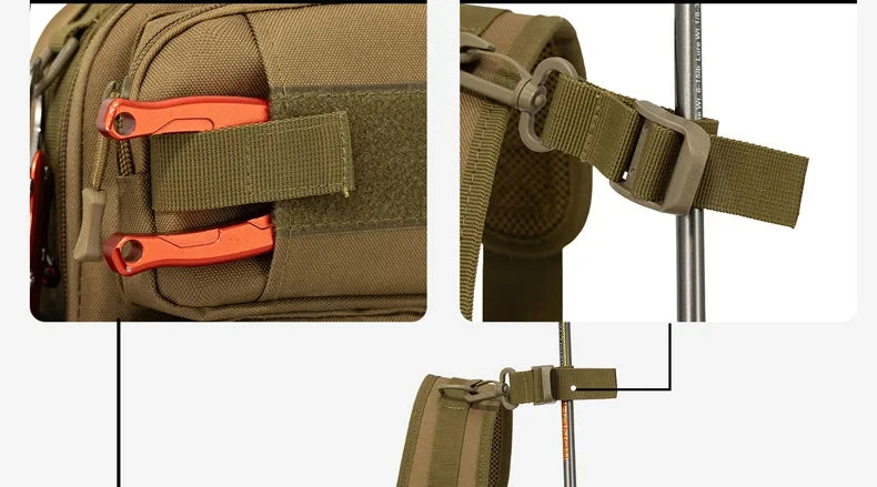 Northbound Tactical Chest Bag — MOLLE Crossbody Pack for Travel & Outdoors