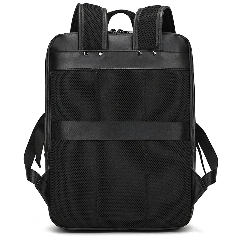 Unisex Vintage Crazy Horse Leather Backpack