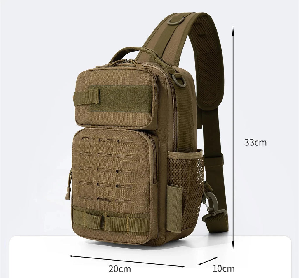 Northbound Tactical Chest Bag — MOLLE Crossbody Pack for Travel & Outdoors