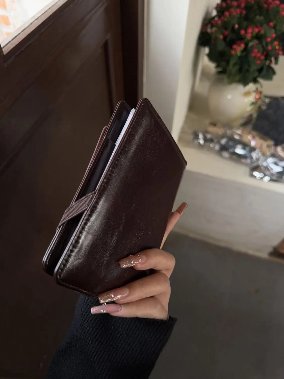 Leather Passport Cover & Travel Document Organiser – Card & Ticket Holder