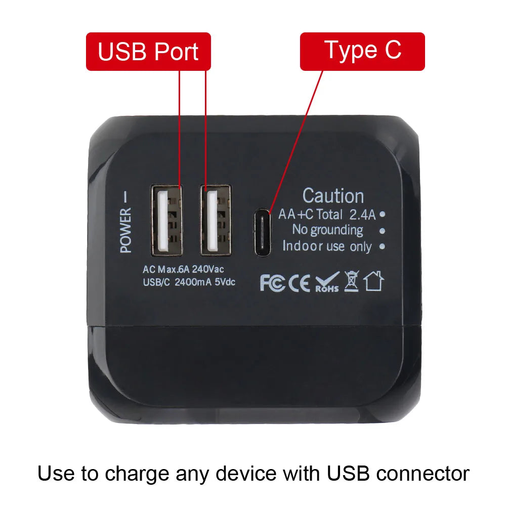 All-in-One Universal Travel Charger Adapter