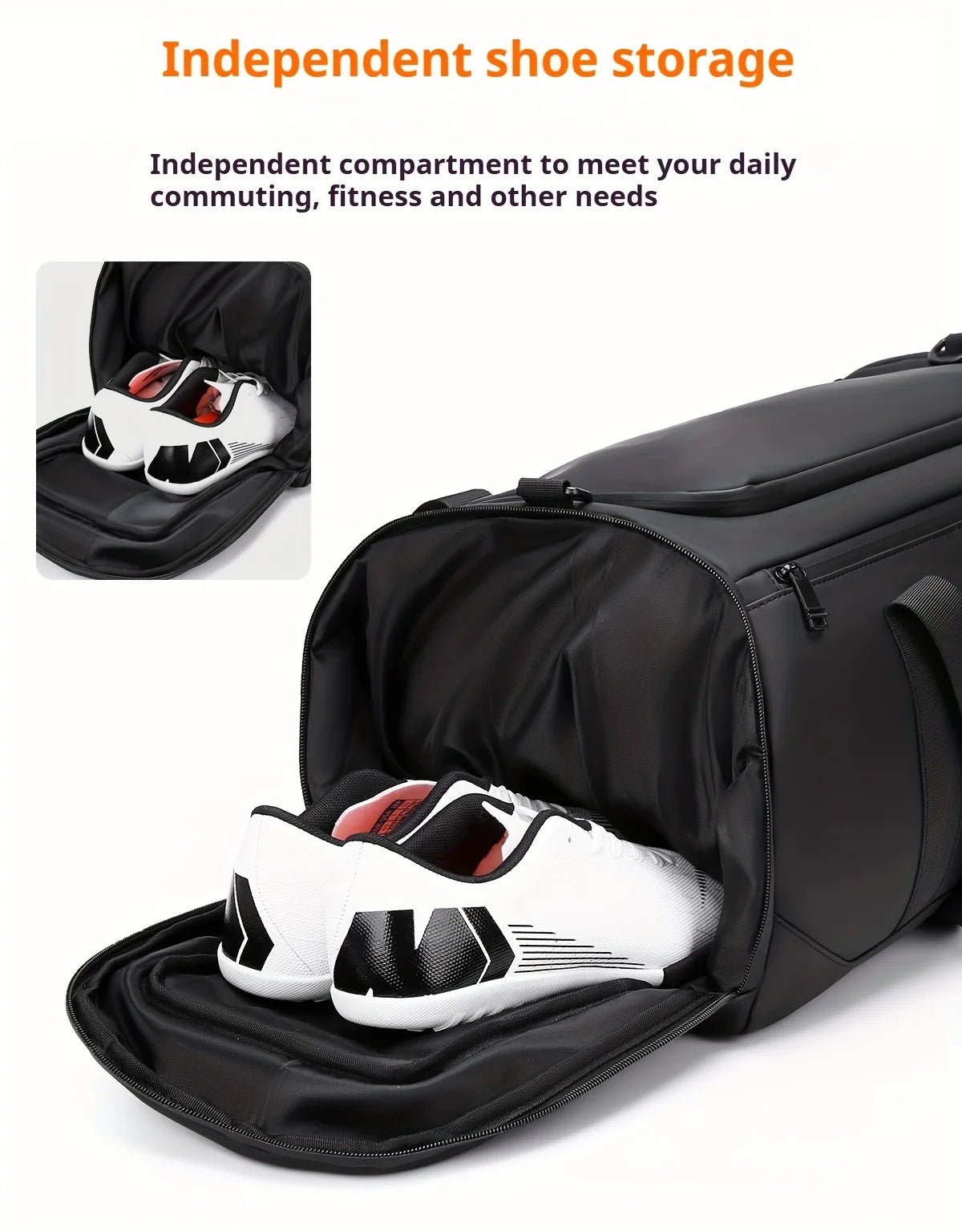 Large Travel Duffel Bag — Sports Gym & Weekend Overnight Bag