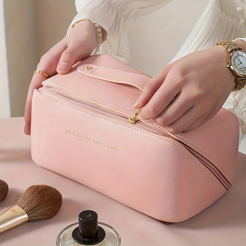 Zip-Around Travel Cosmetic Case
