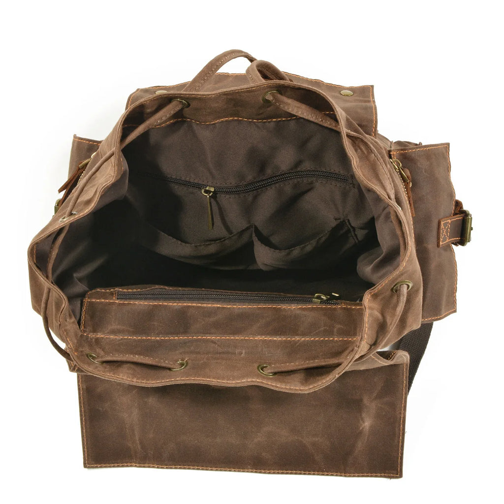 Vintage Canvas Laptop Backpack