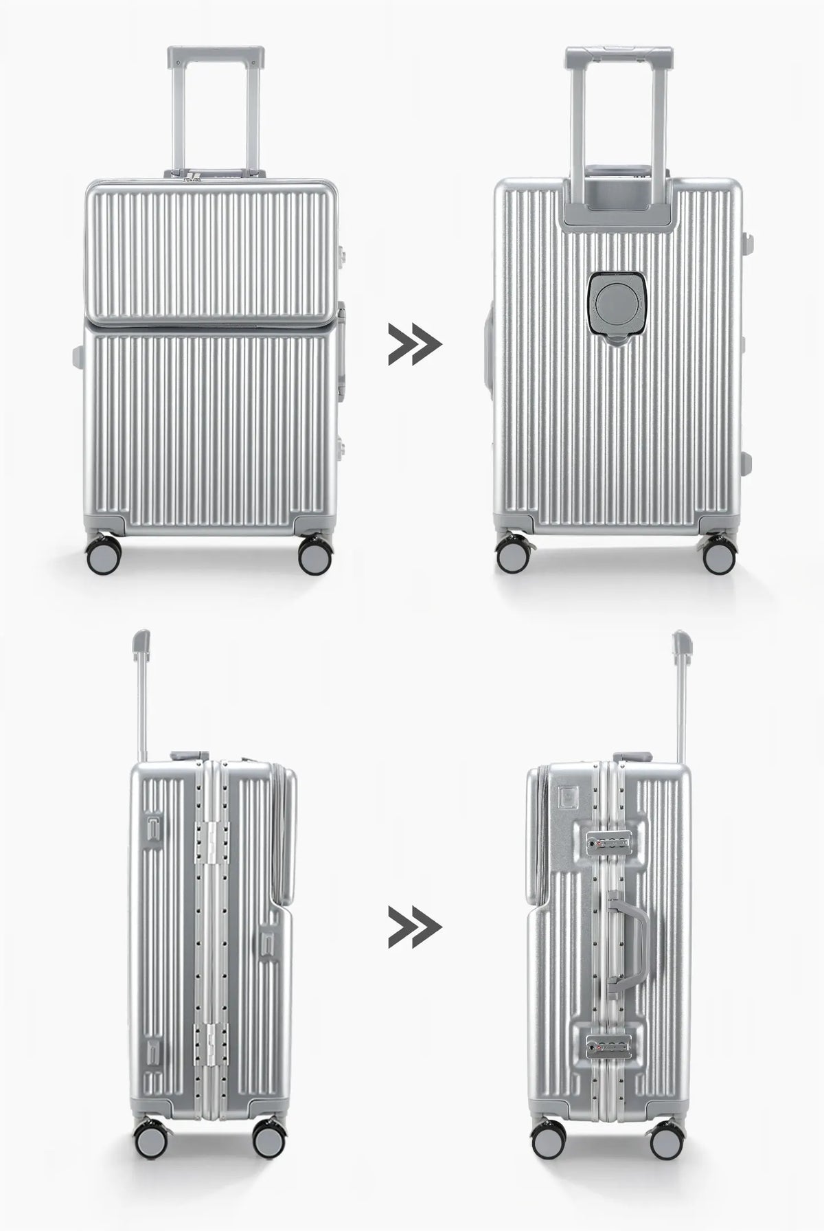Northbound Hard Shell Suitcase — Lightweight Aluminium Frame Travel Case