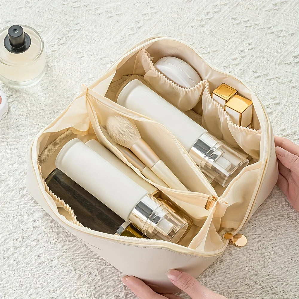 Zip-Around Travel Cosmetic Case