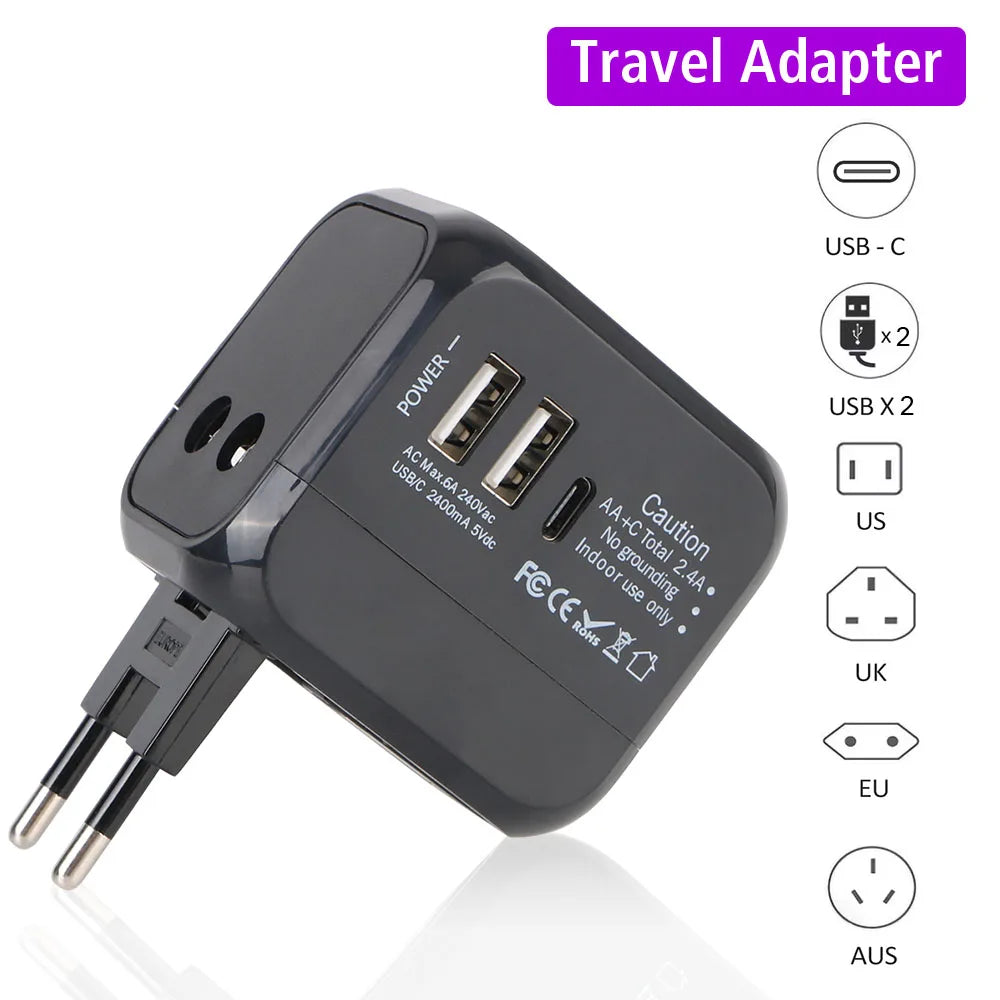 All-in-One Universal Travel Charger Adapter