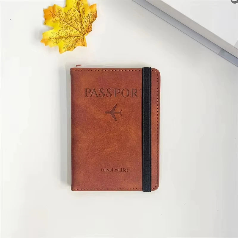 Passport Book Holder for Men & Women – Travel Wallet & Cover Case