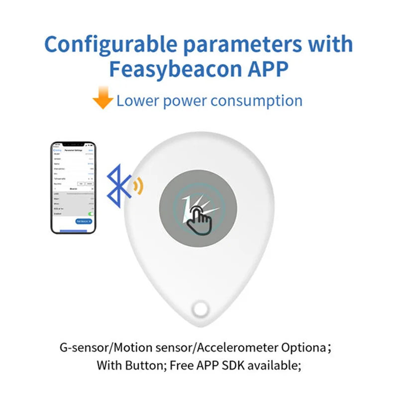Waterproof Bluetooth Tracker — IP67 Smart Tag for Luggage & Keys