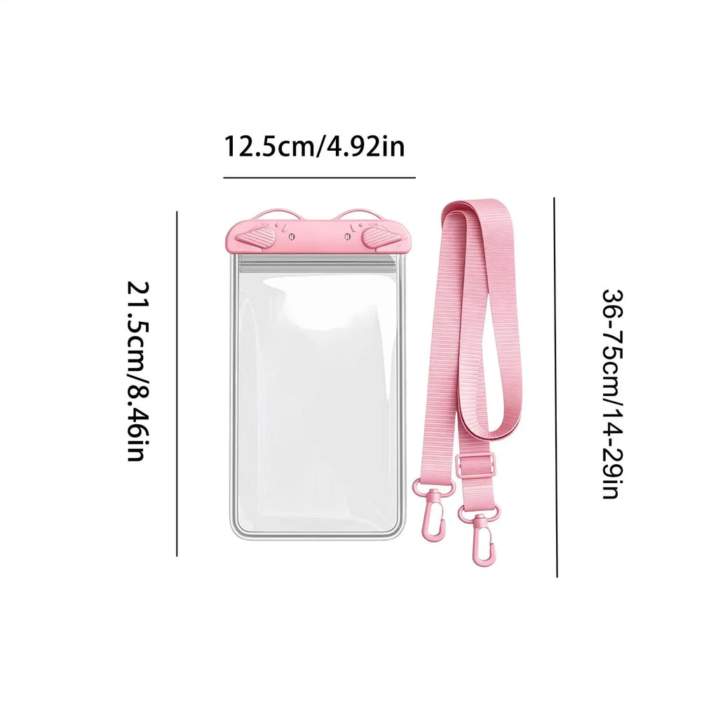 Waterproof Phone Pouch with Lanyard
