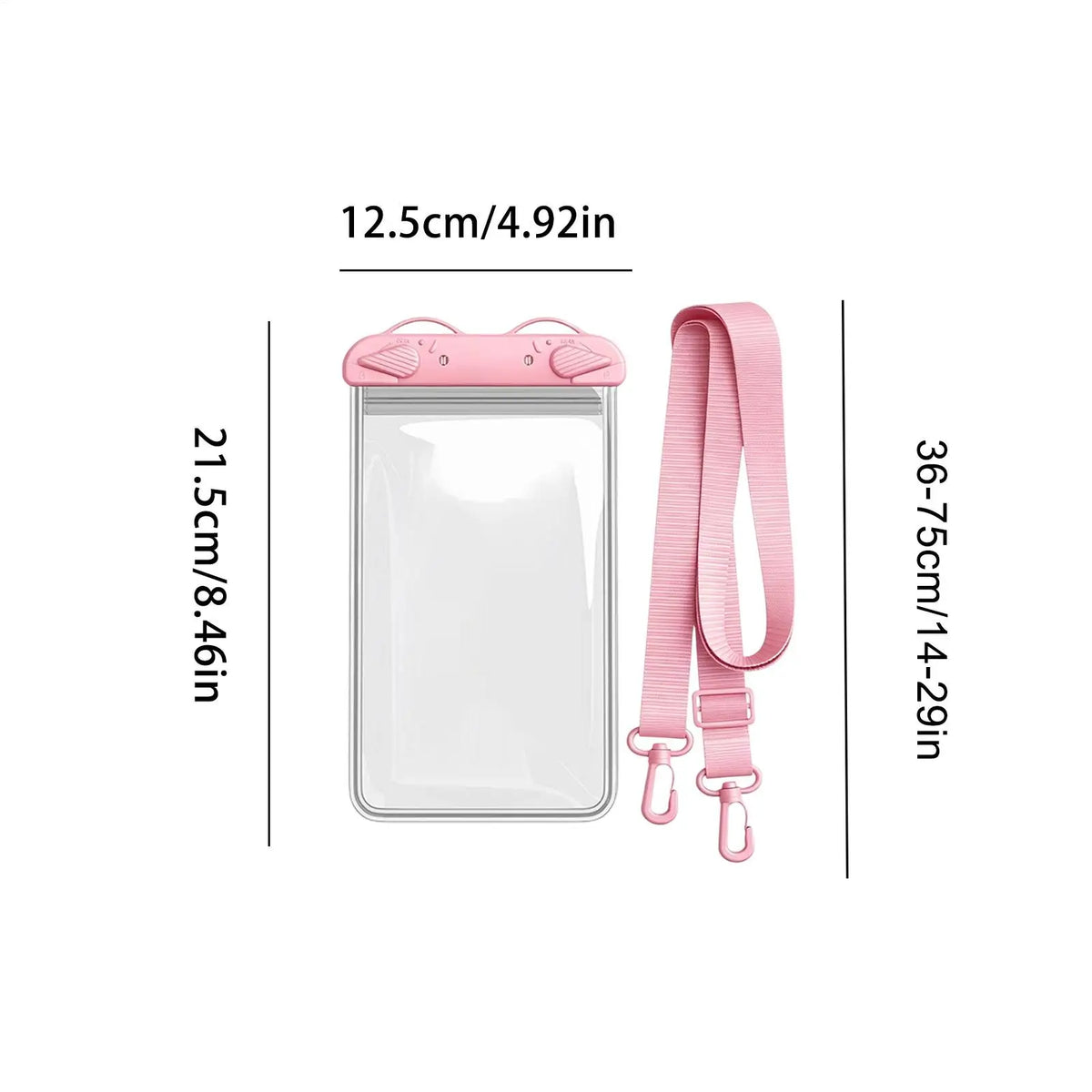 Waterproof Phone Pouch with Lanyard