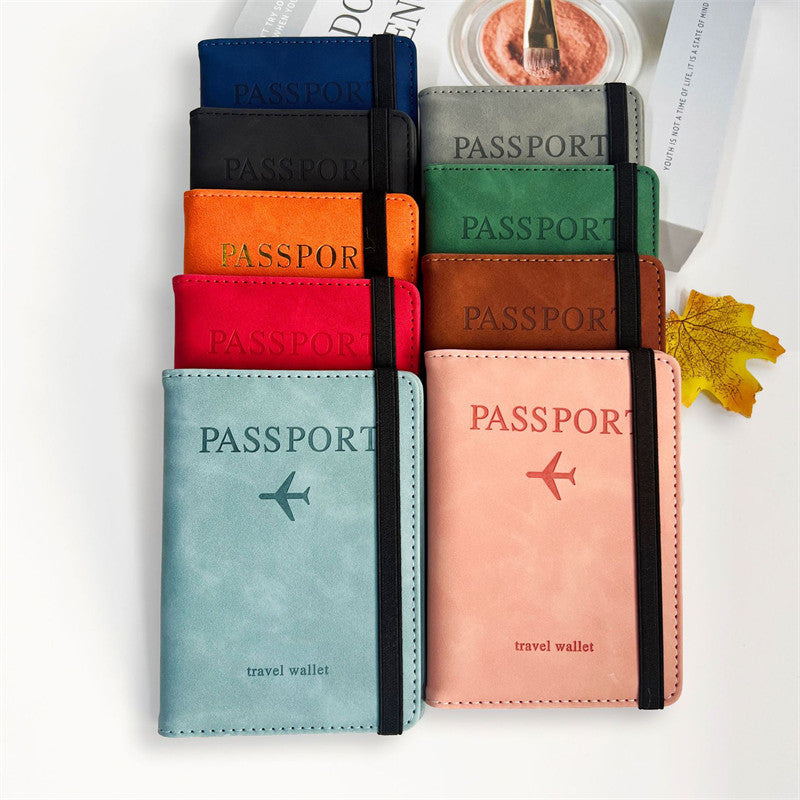 Passport Book Holder for Men & Women – Travel Wallet & Cover Case