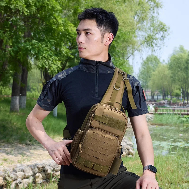 Northbound Tactical Chest Bag — MOLLE Crossbody Pack for Travel & Outdoors
