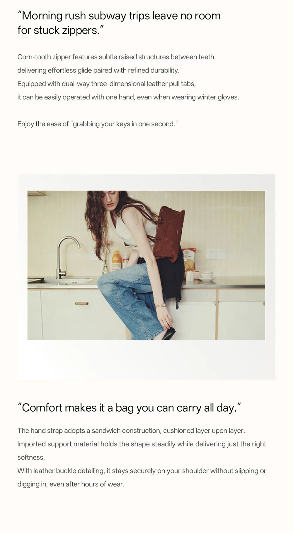 Northbound Leather Tote Bag
