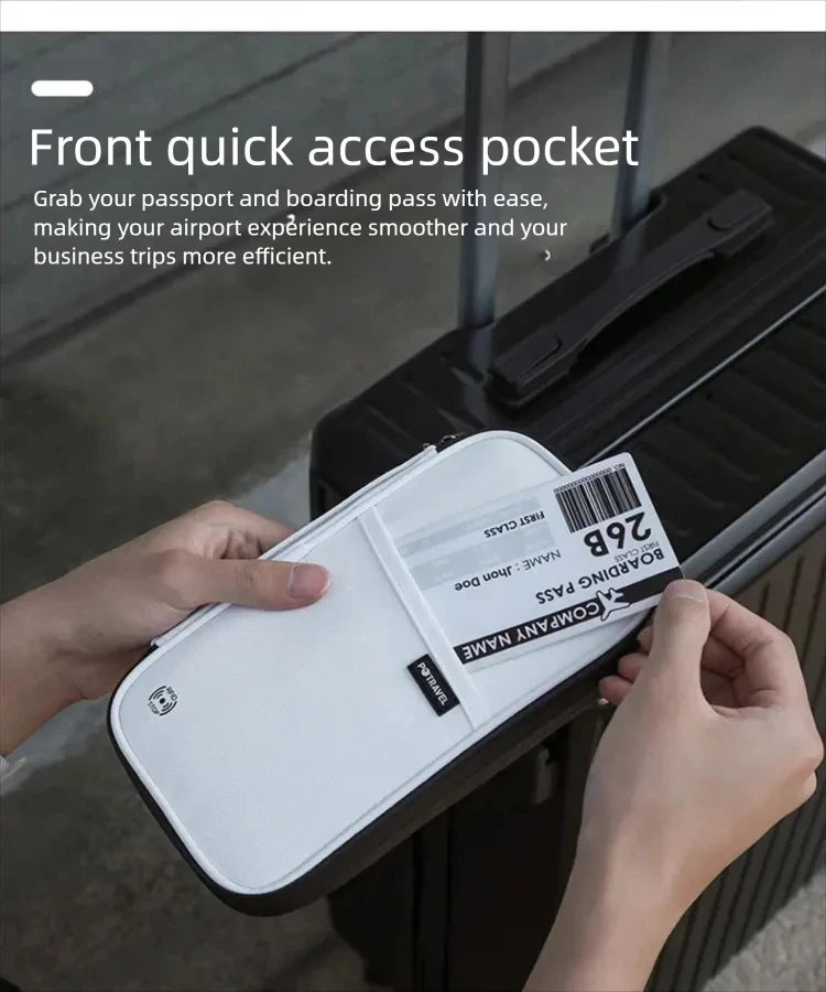 RFID Travel Passport Holder — Waterproof Document Wallet