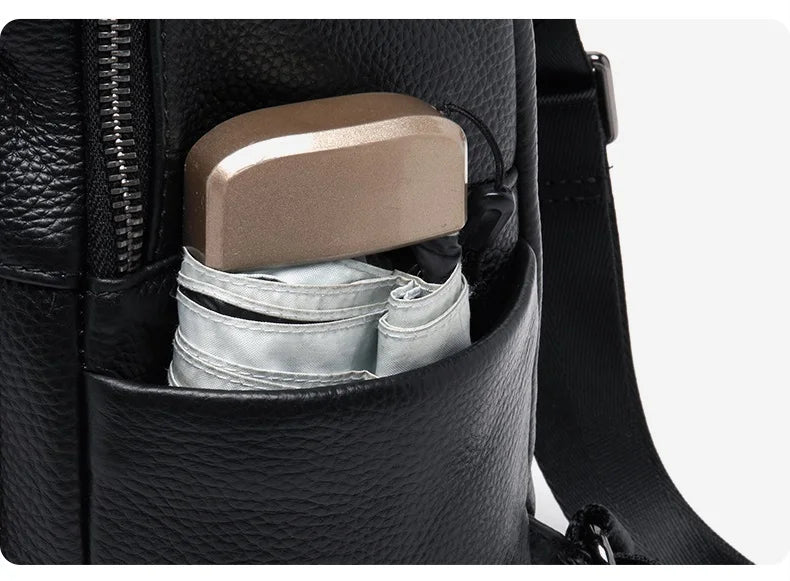 Women's Waterproof Leather Work Backpack