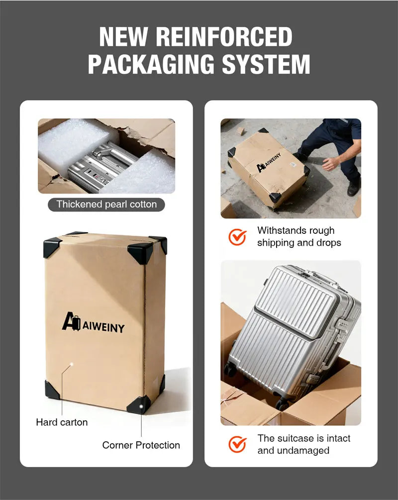 Northbound Hard Shell Suitcase — Lightweight Aluminium Frame Travel Case