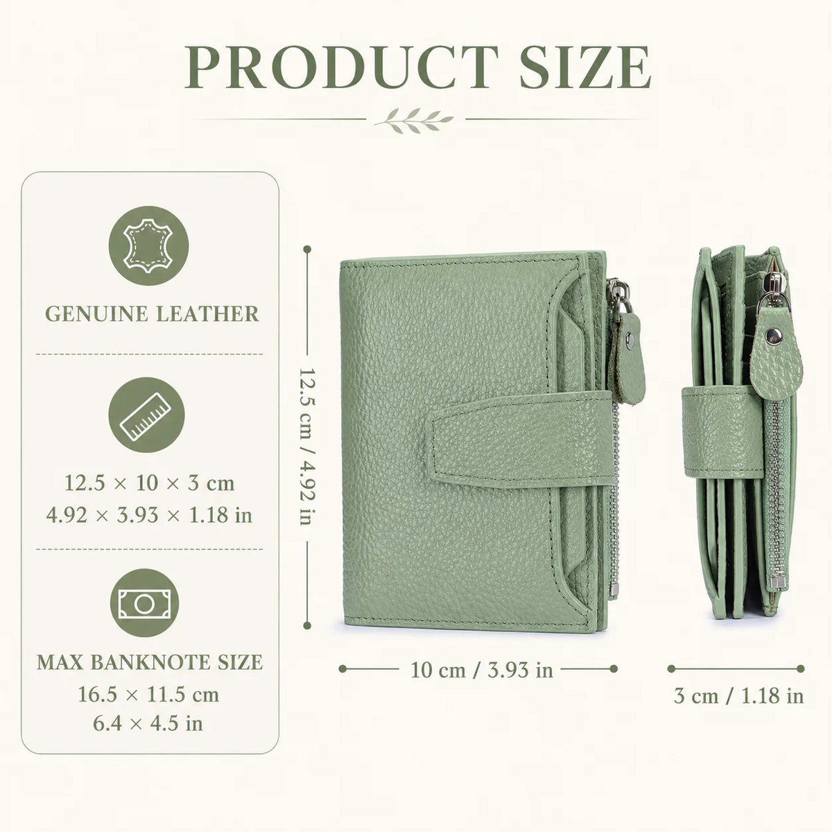 Women's Large-Capacity RFID Leather Wallet