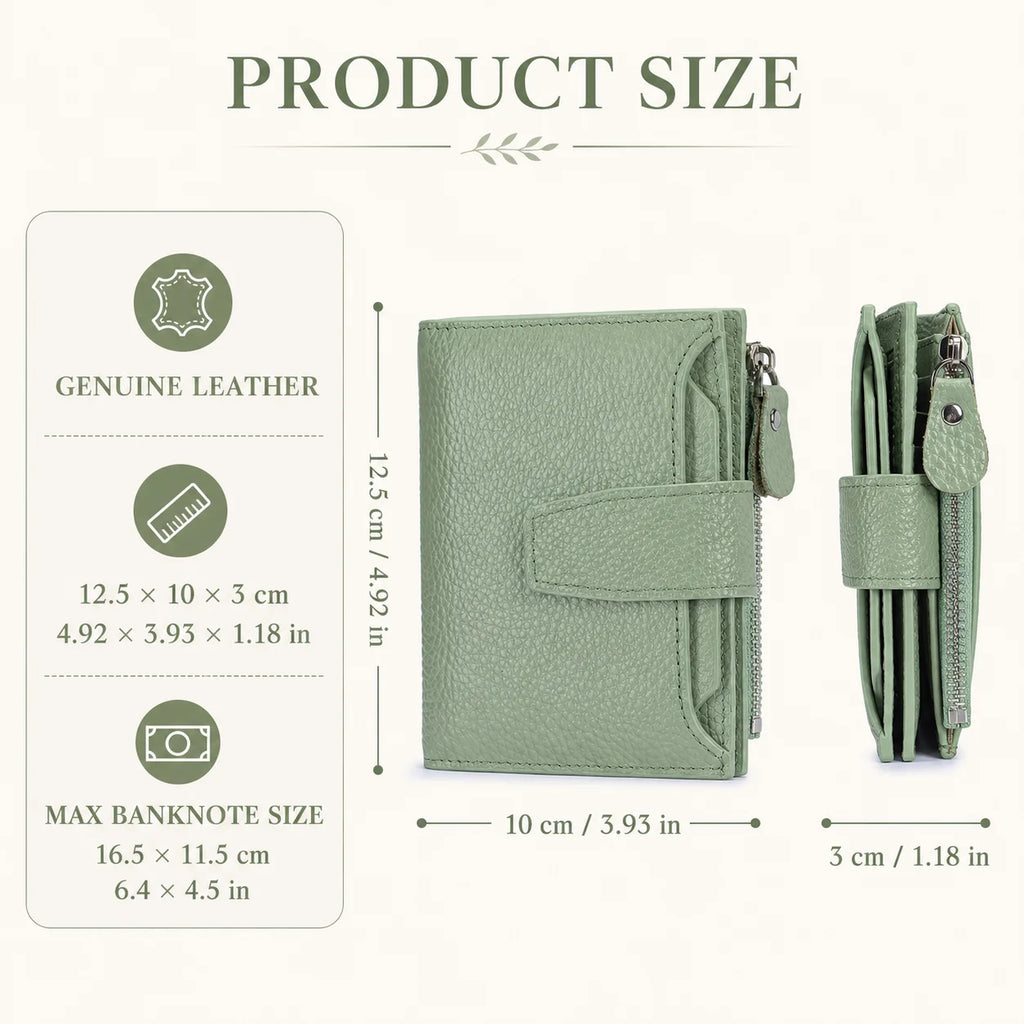 Women's Large-Capacity RFID Leather Wallet