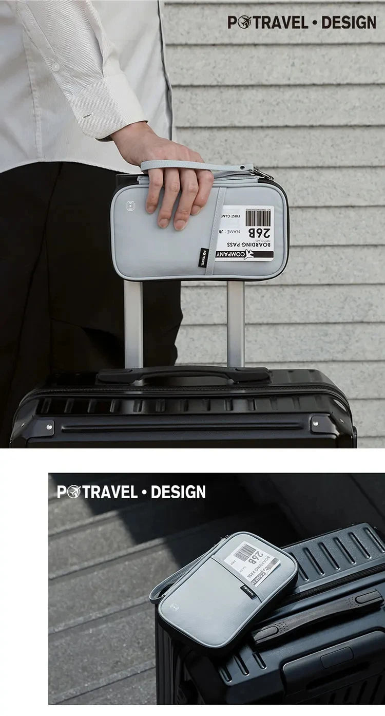 RFID Travel Passport Holder — Waterproof Document Wallet