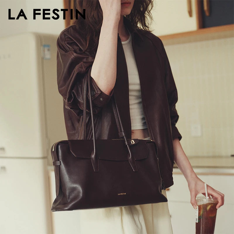 Northbound Leather Tote Bag