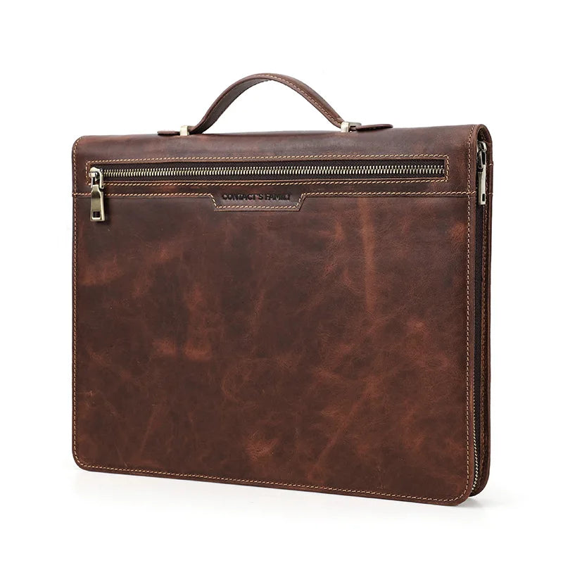 Northbound Leather Portfolio Briefcase — Document Organiser & Travel Folio