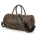 Men's Crazy Horse Leather Tote Bag – Large Travel Crossbody