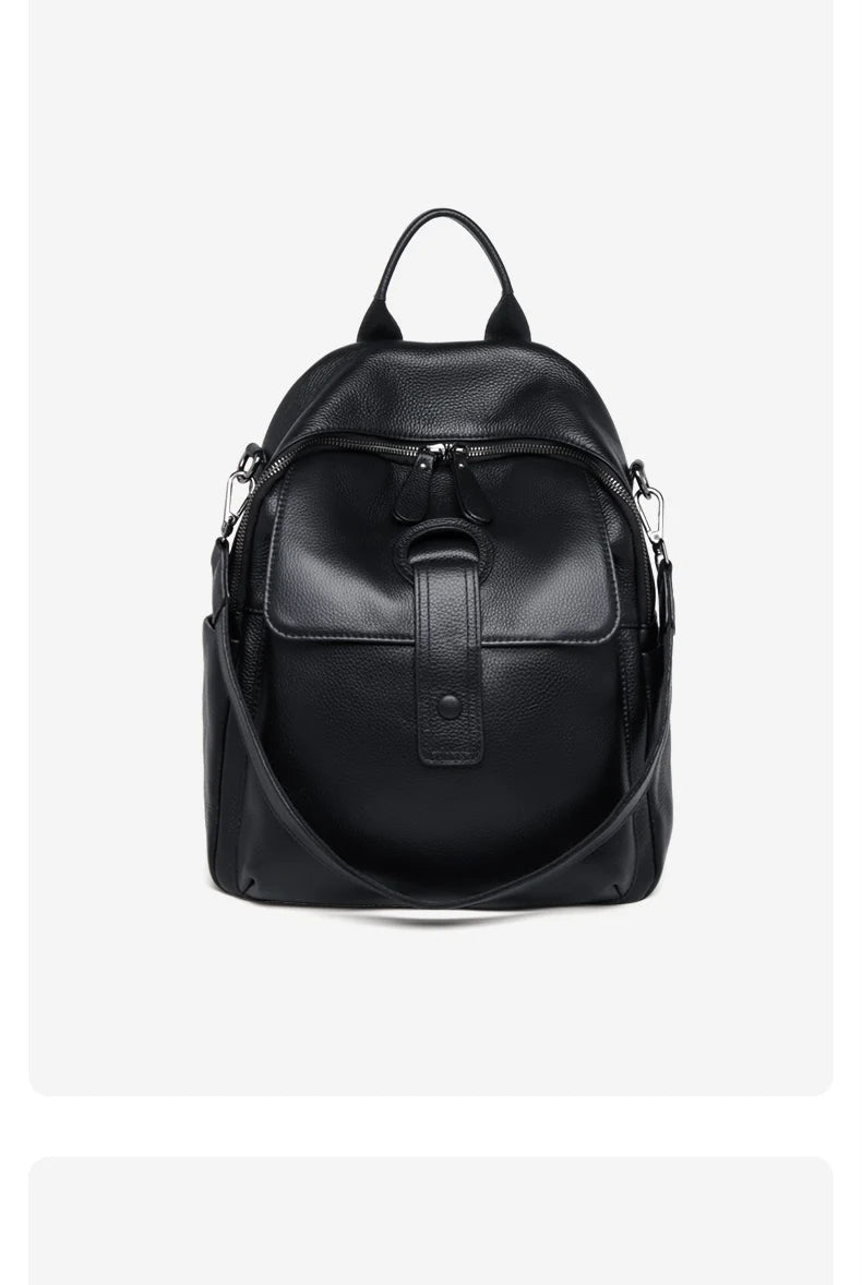 Women's Waterproof Leather Work Backpack