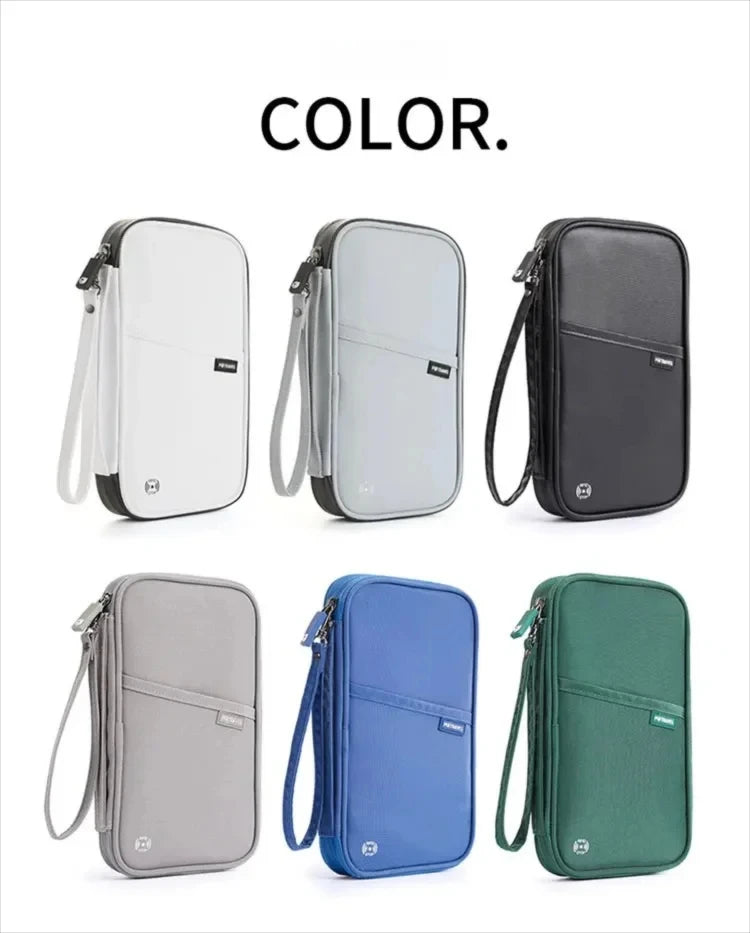 RFID Travel Passport Holder — Waterproof Document Wallet