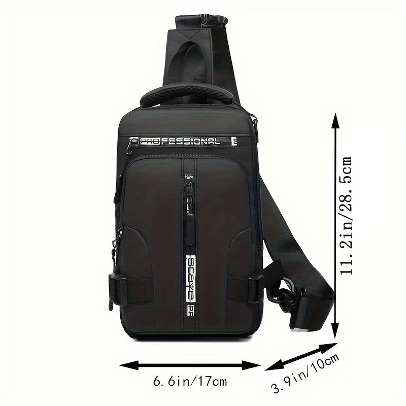 Lightweight Crossbody Sling Bag — Large Capacity Casual Shoulder Bag