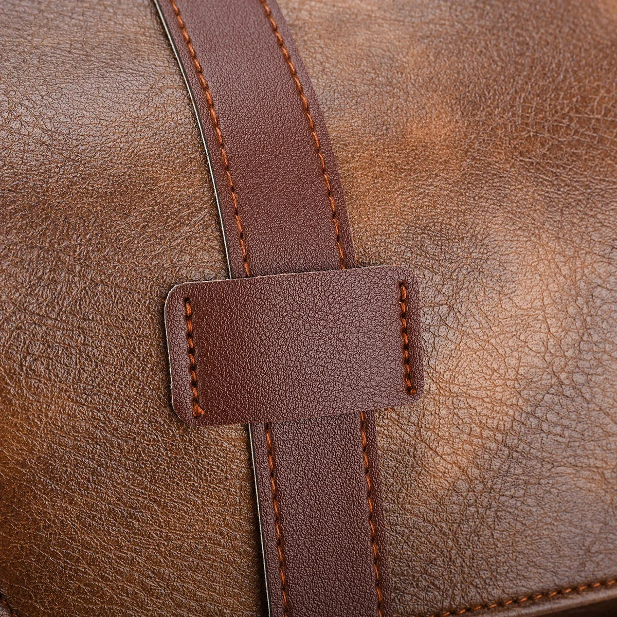 Crazy Horse Leather Backpack — Large Capacity Vintage Rucksack