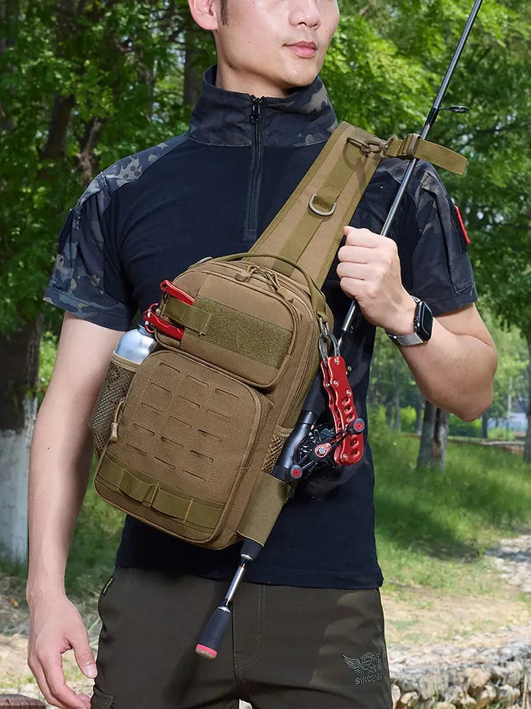 Northbound Tactical Chest Bag — MOLLE Crossbody Pack for Travel & Outdoors