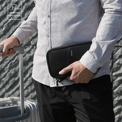 Family Travel Document Wallet – Waterproof Passport & Card Organiser