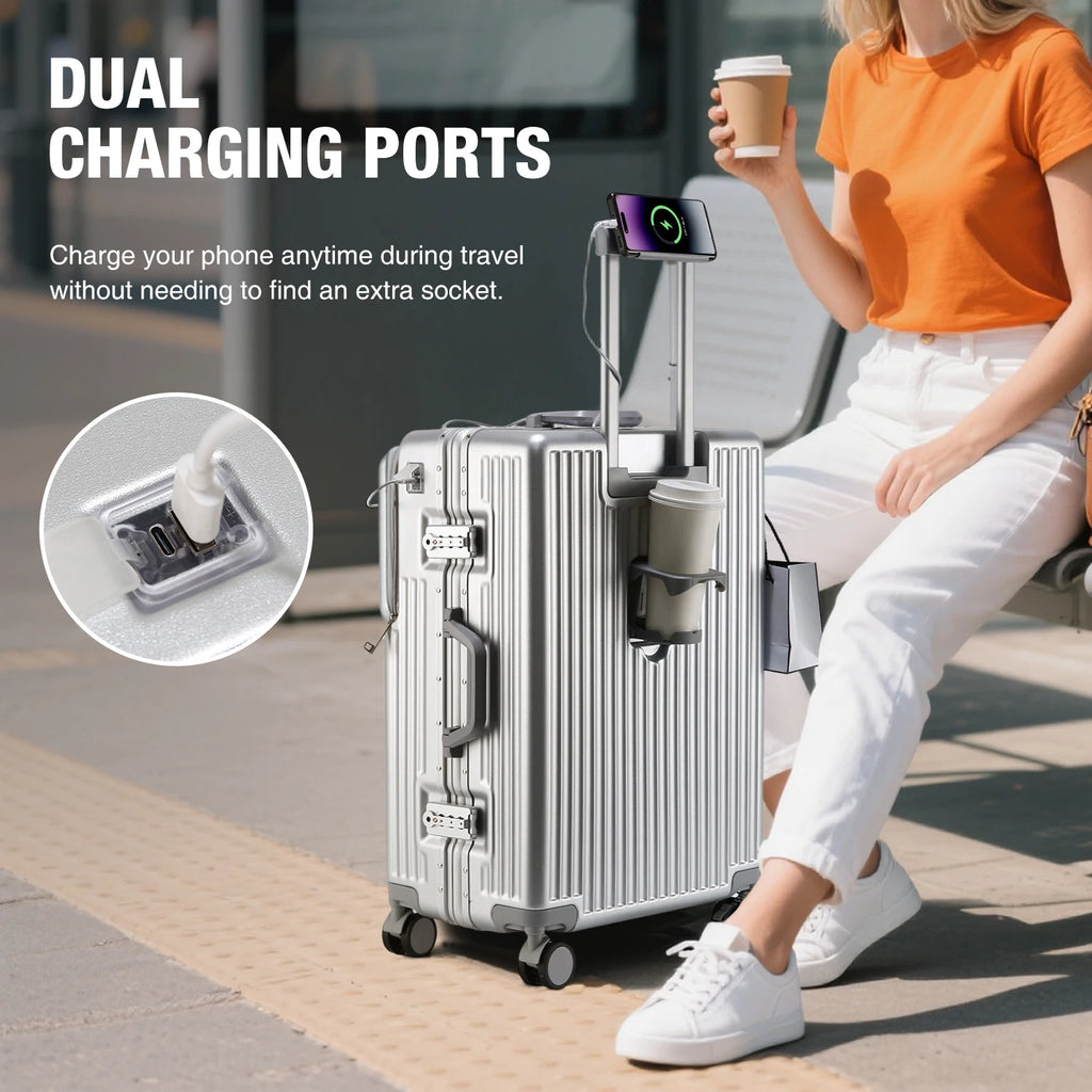 Northbound Hard Shell Suitcase — Lightweight Aluminium Frame Travel Case