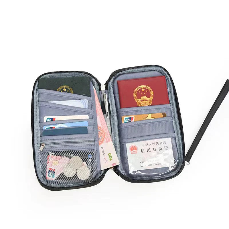 Family Passport Wallet & Multi-Functional Travel Document Organiser
