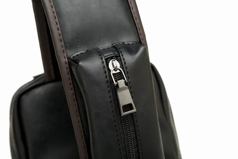 Northbound Waterproof Crossbody Bag — Lightweight PU Leather Shoulder Bag