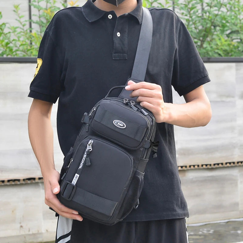 Lightweight Crossbody Sling Bag — Large Capacity Casual Shoulder Bag