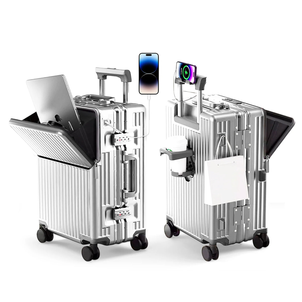 Northbound Hard Shell Suitcase — Lightweight Aluminium Frame Travel Case