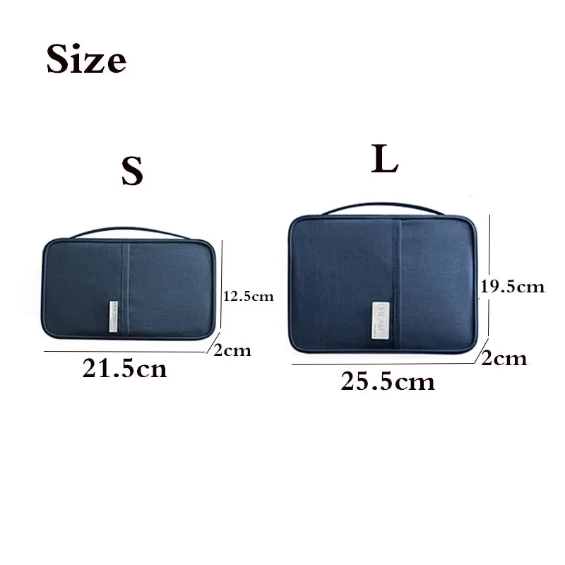 Family Passport Wallet & Multi-Functional Travel Document Organiser