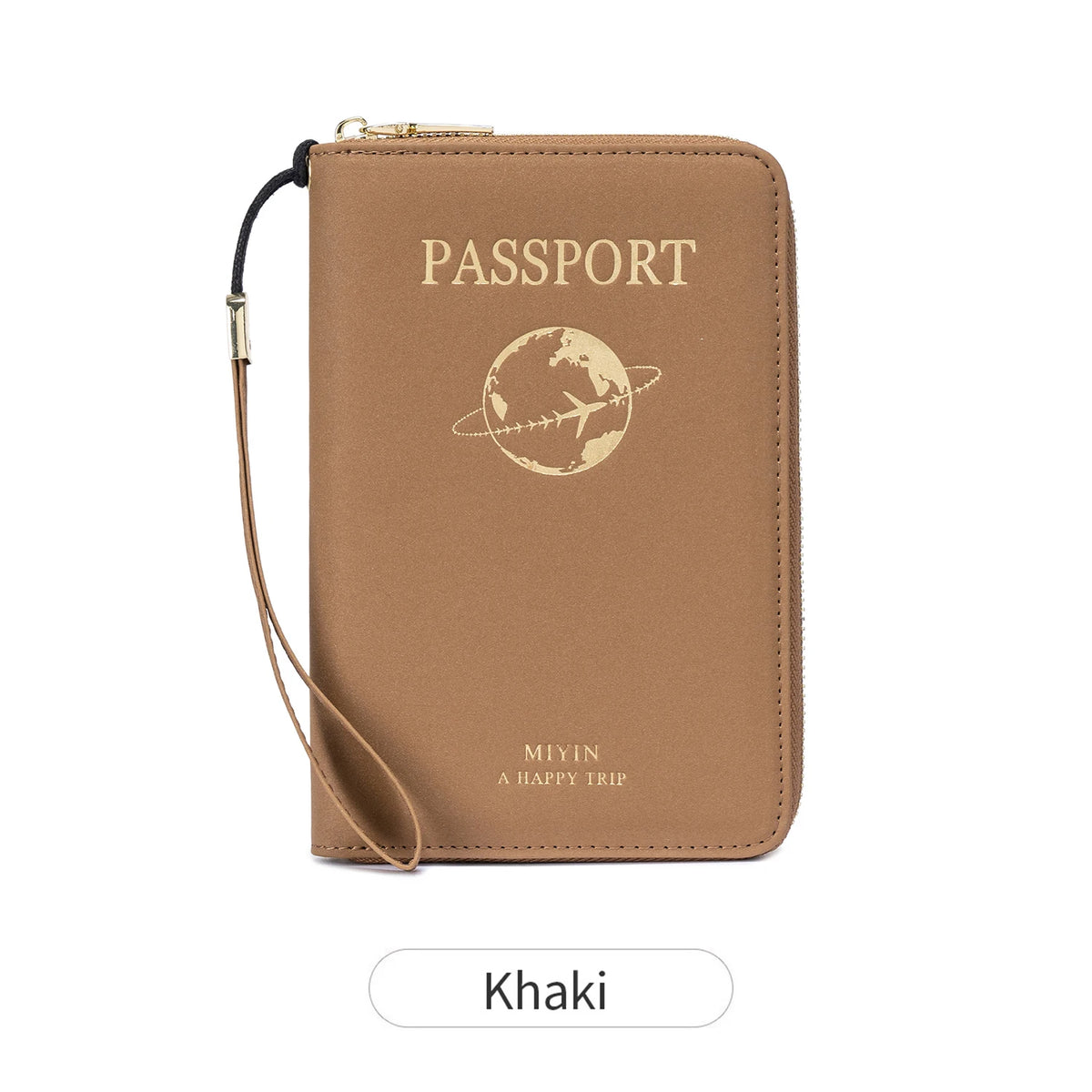 RFID Anti-Theft Zipped Passport Holder & Travel Organiser – Unisex