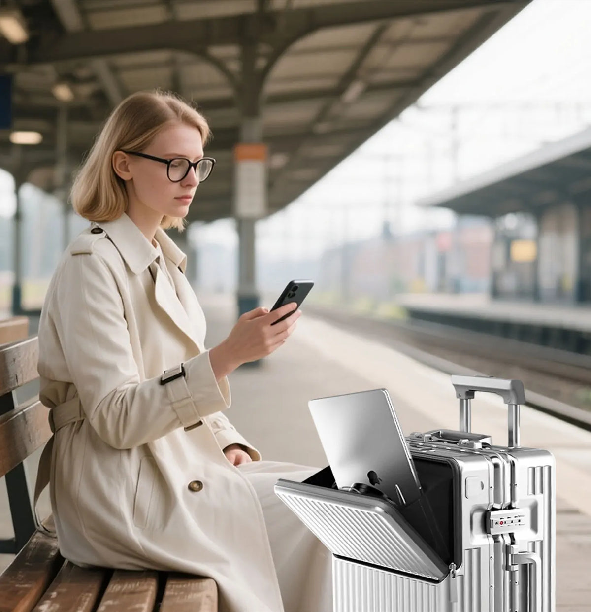 Northbound Hard Shell Suitcase — Lightweight Aluminium Frame Travel Case